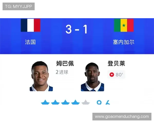 世界杯法国塞内加尔小组赛关键战中表现突出的球员及其比赛表现分析
